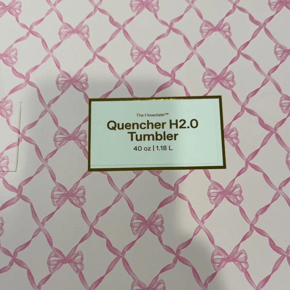 Stanley x Love Shack Fancy 40oz Limited Edition Baby Bow Pink Peppermint - Picture 8 of 8